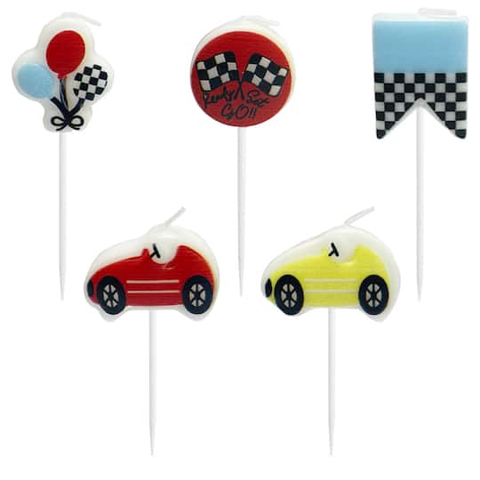 12 Pack: Racing Icon Candles Set by Celebrate It™